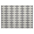 thumbnail image 2 of Addison Rugs Chantille Indoor/Outdoor Transitional Diamonds Gray Washable Rectangle Rug, 1'8" x 2'6", 2 of 6