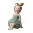 thumbnail image 1 of Estatuil de chica creativa estatua escultura arte coleccionable para decoración del hogar 93x65 cm Zulema linda escultura, 1 of 8