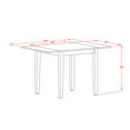thumbnail image 6 of East West Furniture Norden Rectangular Wood Dining Table in Oak, 6 of 6