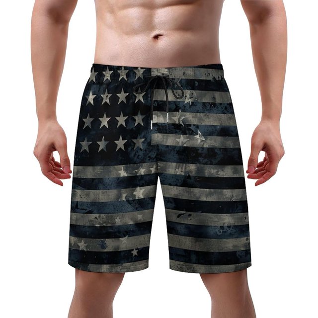 NICKSUN Men's Swim Trunks, Cute Print Quick Dry Summer Board Beach Shorts with Mesh Lining and Pockets