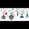 PJ Masks Swirl Decorations 12ct