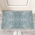thumbnail image 2 of Bohemian Vintage Gem Blue Door Mat Welcome Door Mat for Front Door, Home Entrance, Yard, Floor, Patio, Non Slip Spring Summer Welcome Mat Indoor Outdoor Doormat 0"*", 2 of 6