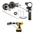 thumbnail image 1 of unique Electric Drill Plate Cutter Attachment Metal Cutter Sheet Metal Cutter Drill Attachment Double Head, 1 of 5