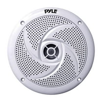 Pyle 8” Marine Vehicle Speakers - Dual 2-Way 320W 4 Ohm Low Profile Waterproof Car Component Speaker System, 8 Oz Magnet, Voice Coil, For Custom Audio Boat, Truck, Watercraft, Mobile, Off-Road (White)