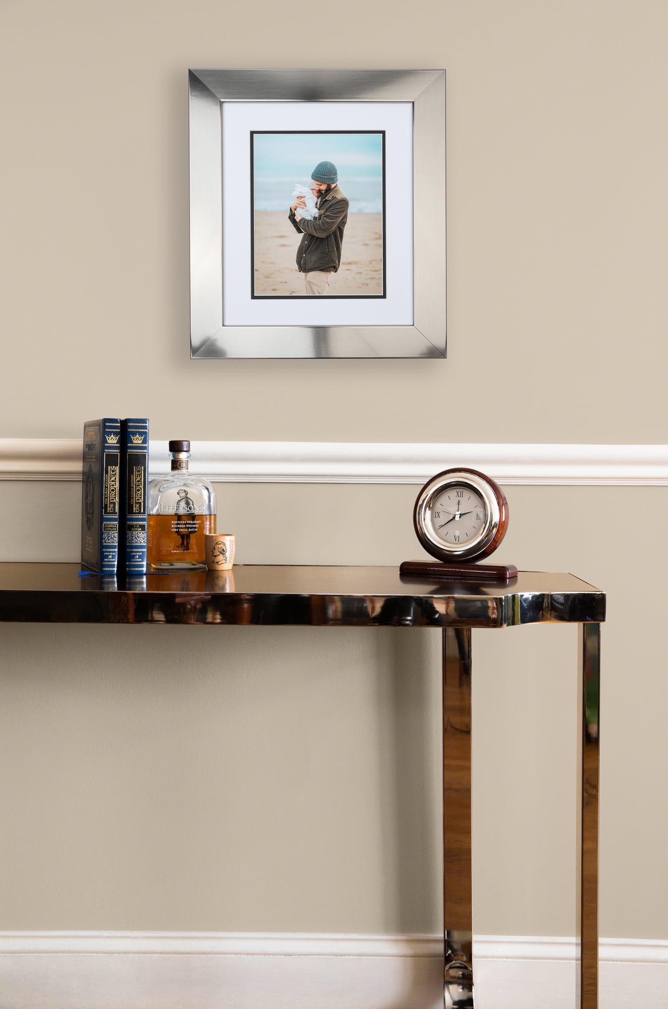 ArtToFrames 18" x 24" Silver Picture Frame, 18x24 inch Silver MDF Poster Frame (WOM-5291),  Pack