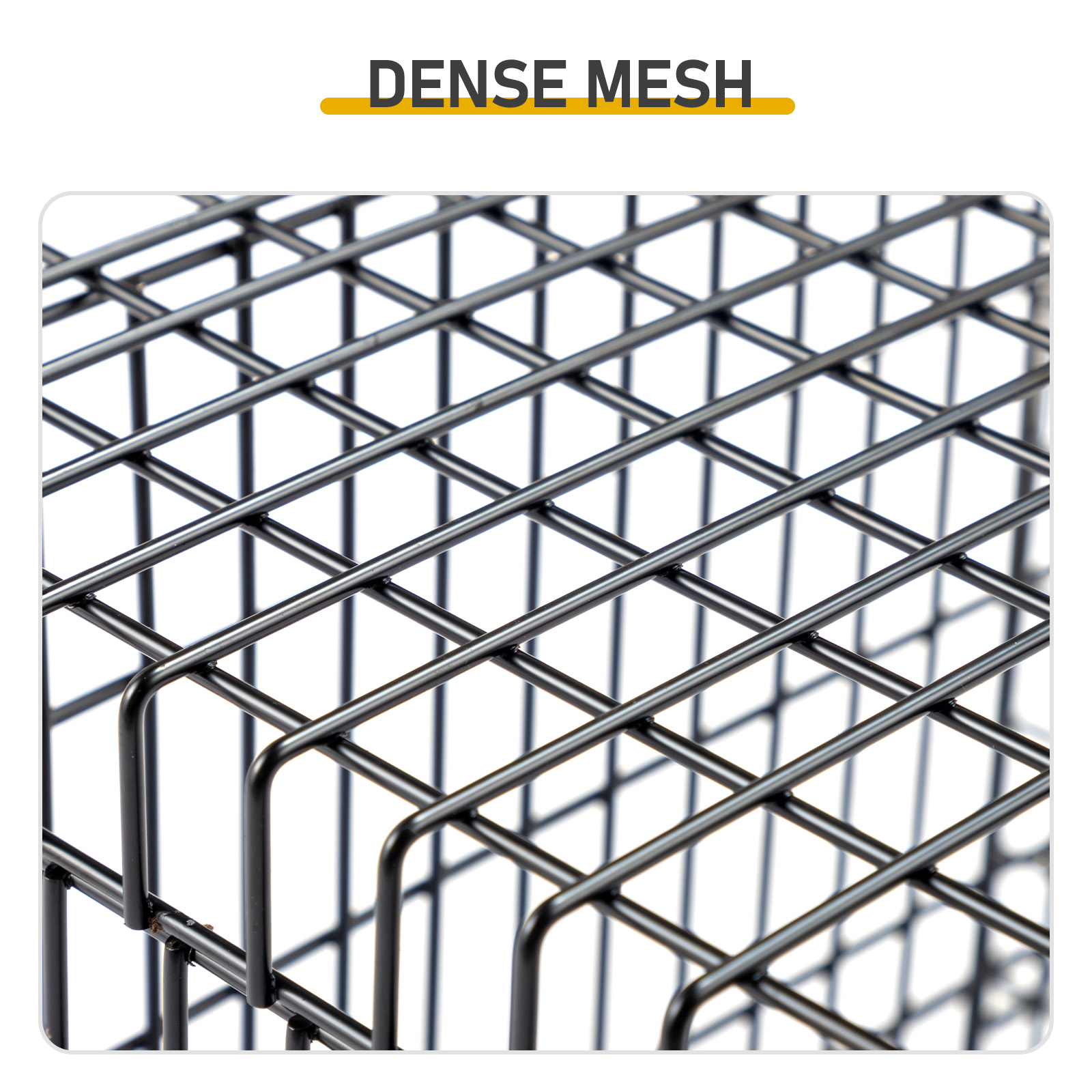 ZephyPaws 32" Live Animal Cage Trap,Heavy Duty Folding Raccoon Traps, Humane Cat Trap for Stray Cats,Raccoons,Squirrel,Skunk,Mole,Groundhog,Armadillo,Rabbit,Catch and Release,Black