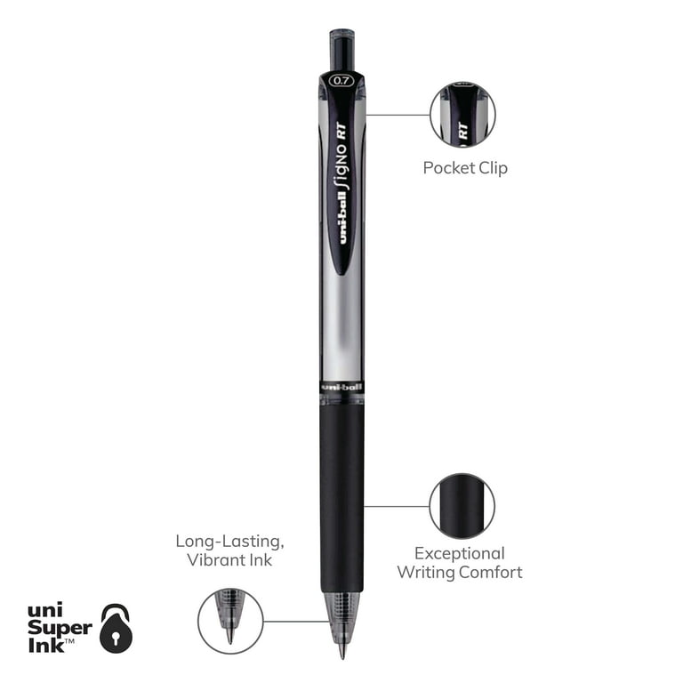 Sharpie S-Gel Pens 0.7 mm Pen Point Size - Black Gel-based Ink - 4 / Pack 