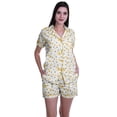 thumbnail image 1 of Moomaya Ensembles de Sommeil pour Femmes avec Shorts Pyjama Imprimé T-Shirts de Nuit à Manches Courtes, 1 of 6