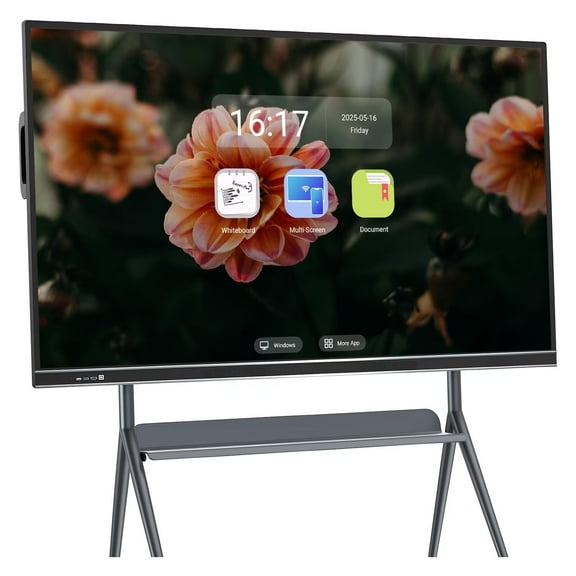 BELNET 86 Inch Smart TV with Infrared Remote & Multi-User Profiles Dual OS System & Multi-Touch for Living Room, Office and Bedroom(Include Wall Mount)