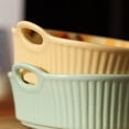 thumbnail image 3 of Home Oven Baking Plate High Temperature Ceramic Cheese Baking Bowl Deepening Large Capacity Dinner Plate, 3 of 5