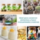 thumbnail image 3 of Paquete de 30 frascos de vidrio con tapa peque&ntilde;os de 4 onzas ，tarros de vidrio con tapa de corcho，Tarros de Mason Jar de Miel con Etiquetas y Cuerda para regalo de bod, 3 of 6