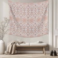thumbnail image 5 of Orange Boho Large Tapestry for Bedroom Wall Hanging Tapestry,Vintage Southwestern Ethnic Mexican Floral Ceiling Backdrop Tapestries Poster Blanket Wall Decor for Teens Room Living Room Dorm 85" x 90", 5 of 8