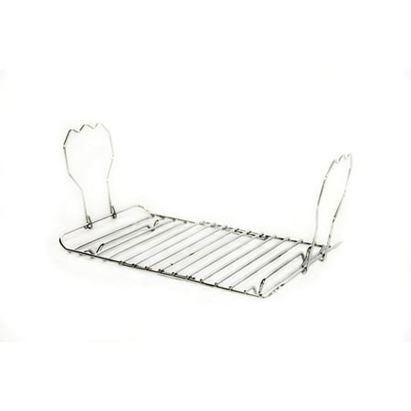 UPC 729708000548 product image for Nifty Home Products Expandable Roasting Rack in Chrome | upcitemdb.com
