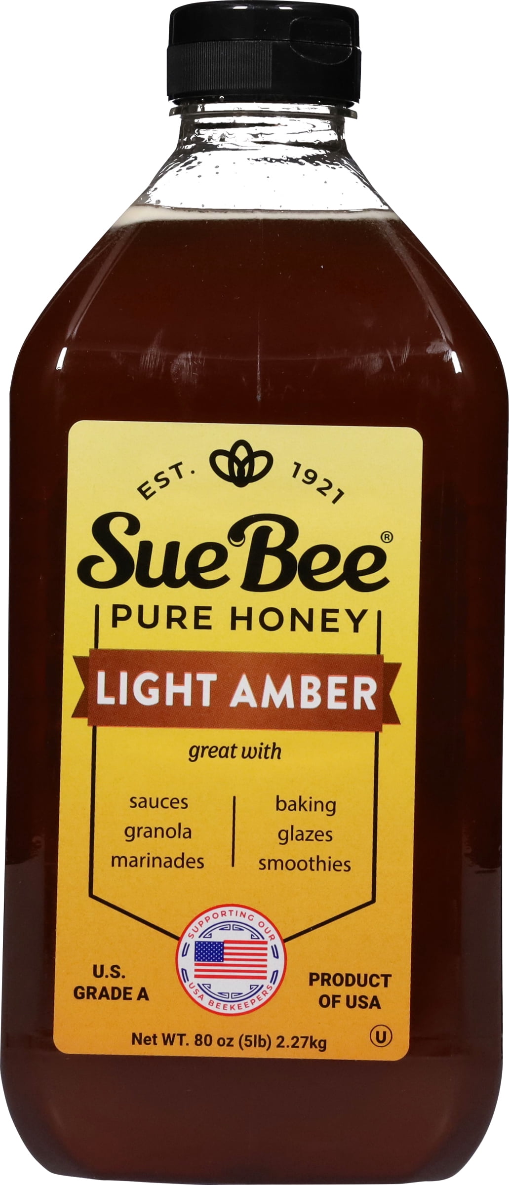 Sue Bee Pure Light Amber Honey 80 oz