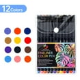 thumbnail image 1 of Marker,Studio Office Supplies 12 Color Qisuo Art Markers Note Pens Markers Fine Point Pens Note Calendar Art Set Art Set Markers And Note Pens Markers, 1 of 6