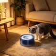 thumbnail image 5 of Large Capacity Spill Proof Floating Pet Water Bowl,41oz Non- Durable PP Material Easy to Clean Pet Water Dish, For Cats Dogs Indoor Use(Blue), 5 of 5