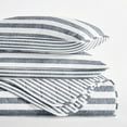 thumbnail image 3 of Lightweight Quilt Sets - Wrinkle Free - Coverlet Striped Coastal Blue Pattern for Full/Queen Size Bedding by Comfort Canopy, 3 of 12