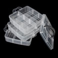 thumbnail image 4 of Manejar 3 capas 18 compartimento ajustables Estuche de almacenamiento Craft Holder DIY Soledad caja de almacenaje, 4 of 10