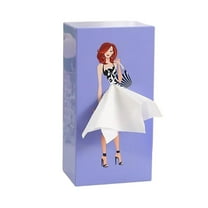 Lady Funny Skirt Tissue Box Fun Tissue Box Living Room Coffee Table Dining Table Bedroom Paper Box Personalized And Cute Home Creative Paper Box/ Iris Blue Tissue Box