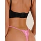 thumbnail image 2 of Tangas de encaje con lazo, bragas íntimas de tiro bajo con aros, lencería y ropa interior femenina, 2 of 5