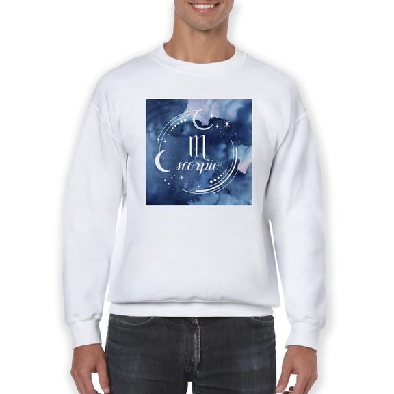 Watercolor Astrology Viii. Sweatshirt Men -Grace Popp Designs, Male Small