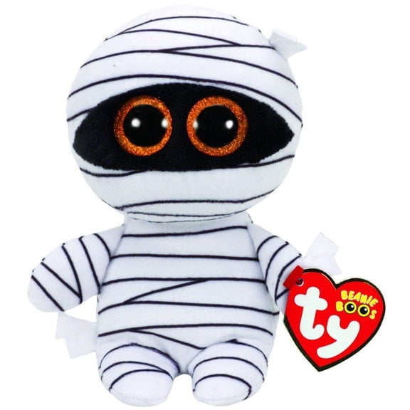 Ty Beanie Babies Boos 37234 Mummy the White Mummy Halloween Boo