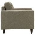 thumbnail image 4 of Modway Empress Upholstered Fabric Armchair in Oatmeal, 4 of 5