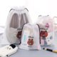 thumbnail image 2 of [VES] bolsa de dibujos animados con cordón, impermeable, esmerilado, bolsa de almacenamiento de ropa para el hogar, bolsas de embalaje de regalo, 2 of 4