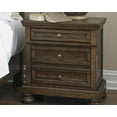 thumbnail image 4 of Signature Design by Ashley Flynnter 2 Drawer Nightstand Medium, Brown, 4 of 7