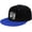 Blue, variant on Leopard Spots Patters Snapback Cap Flat Bill Hat : Infant Toddler -Kids Junior-Adult