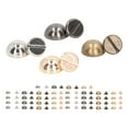 thumbnail image 1 of 20 Ensembles Rivets à Vis en Dôme, Rivets en Cuir 4 Couleurs Rivets Ronds en Forme de Champignon pour Vêtements Punk Chaussures Sacs Colliers pour Animaux Vêtements pour Animaux, 1 of 8