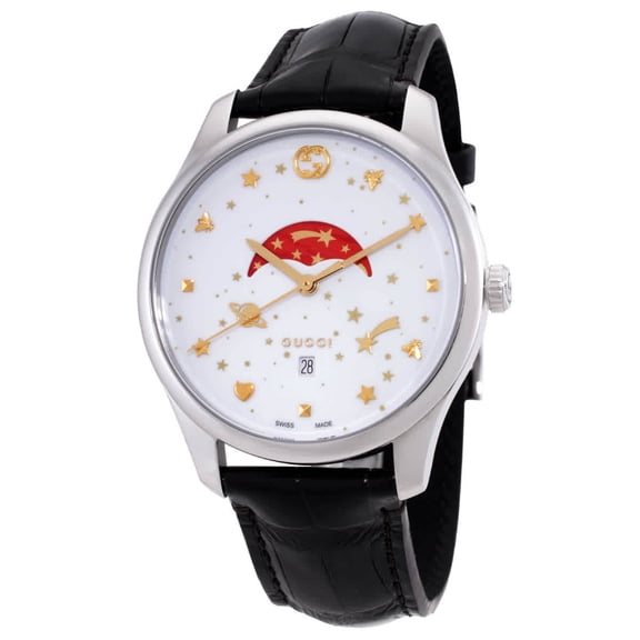 Gucci G-Timeless Large Quartz White Dial Men's Watch YA126325