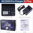 thumbnail image 2 of Gprince SKYRC NC2500 Pro Dc 12v 3A AA/AAA NiMH/NiCD Battery Multi-function 4 Working Modes Charger Analyser For Charge Discharge, 2 of 4