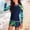 Multicolor, variant on ITSAME Girls Rash Guard Swimsuit Set, Long Sleeve Top and Boyshorts 2-Piece Beach Quick-Dry Swimwear Blue Size 15T