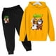 thumbnail image 3 of Conjunto de pantalón con capucha y dibujos animados de Groot, sudadera con capucha para niños y niñas, ropa de cosplay de anime, 3 of 4