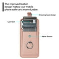 thumbnail image 3 of Dteck Wallet Case for iPhone 15 Pro,Shoockproof Magnetic Closure Card Slot Case with 360°Rotating Kickstand Lightweight Leather Back Phone Cover for iPhone 15 Pro,Rosegold, 3 of 9