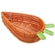 thumbnail image 1 of IMITACIÓN Rattan Woven Canasta de zanahoria Alimento para servir cesta de almacenamiento de bocadillos de fruta (M), 1 of 6