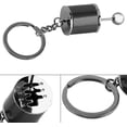 thumbnail image 3 of Car Shifter Keychain, Auto Gear Shifter Model Keychain Shift Shaped Metal (4.05 x 1.61 x 0.8 Inch) (Red) Red, 3 of 5