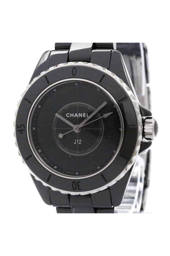 Pre-Owned CHANEL J12 Phantom Ceramic Quartz Watch H6346 Polished (Good)