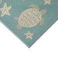 thumbnail image 2 of The Rug Department Liora Manne Esencia Turtle And Stars Indoor Outdoor Area Mat Aqua, 2 of 4