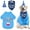 Blue, variant on Dog Birthday Gift Set Supplies - Birthday Bandana, Sweater & Party Hat for Small, Medium & Extra Large Dogs Girl and Boy