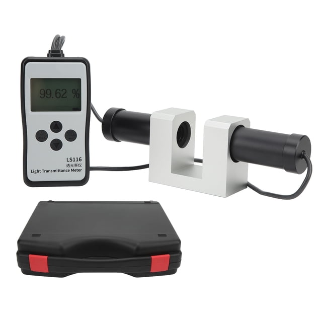 Probador de transmitancia, detector portátil de transmitancia de luz de material transparente de alta precisión