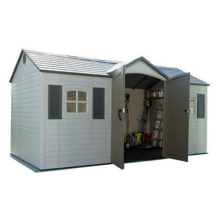 Lifetime 15 x 8 ft. Outdoor Garden Shed, 6446 (Best Price Garden Sheds)