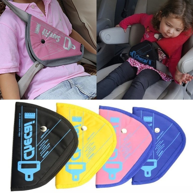 booster seat with seat belt adjuster