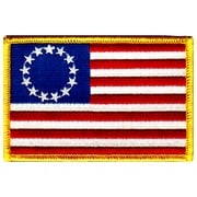 American Flag Iron-on Embroidered Patch Betsy Ross 13-Stars