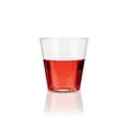 thumbnail image 3 of Smarty 2 oz. Crystal Clear Round Disposable Plastic Shot Glasses 1200ct, 3 of 5