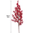 thumbnail image 2 of Holly Fruit Long Branch Berry Stalks Photo Props Scrapbooking Decorations Good Quality Plastic Emulation Fake Flowers, 2 of 2