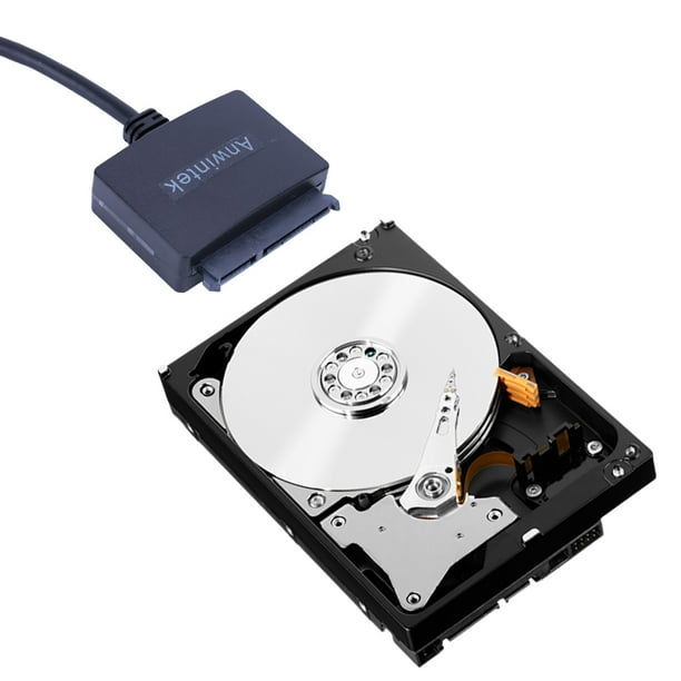 Adaptador Disco Duro USB A SATA III Hasta 6 Gbps para HDD Externo SSD 2 5 Pulgadas