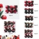 thumbnail image 4 of Bolas de Navidad Adornos para árbol de Navidad Adornos para fiesta Novedad DIY Decoraciones navideñas para aniversario Vacaciones Árbol de Navidad, 4 of 5