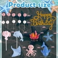 thumbnail image 2 of Decoración para tartas Sunshuang Under the Sea Ocean, 18 unidades, para baby shower, 2 of 5